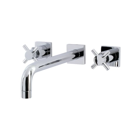 Kingston Brass KS6021DX Wall Mount Tub Faucet, Polished Chrome KS6021DX